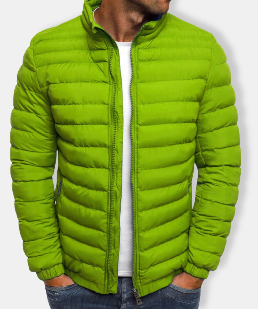 Herren Stepp Reißverschluss Jacke | Langarm