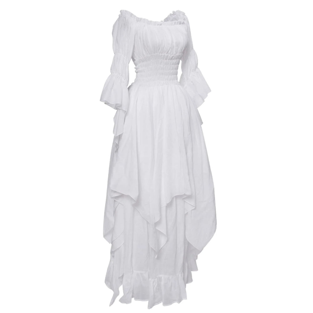 Renaissance Style Off Shoulder Long Dress