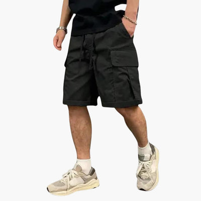 Herren Cargo Shorts mit Taschen und Kordelzug für den Sommer