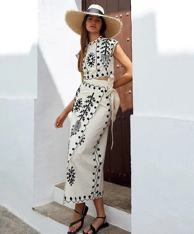 Camilla  | Elegant Bedruckt Komplettset