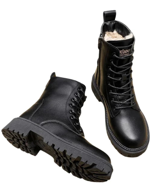 Lederstiefel mit innenfutter für Damen