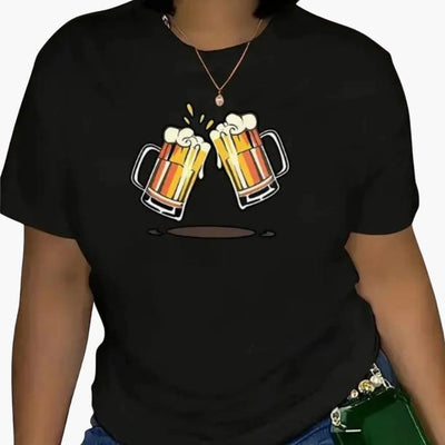 Bedrucktes Oktoberfest T-Shirt für Damen - Oktoberfest 2025