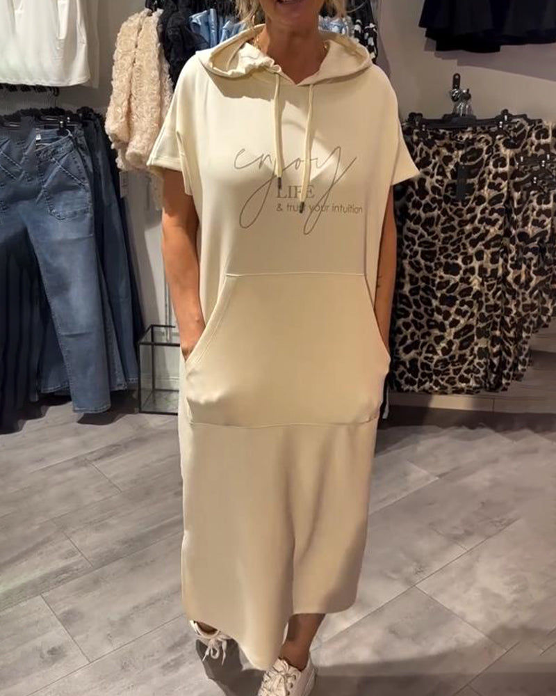 Saskia™ | Lässiges Hoodiekleid