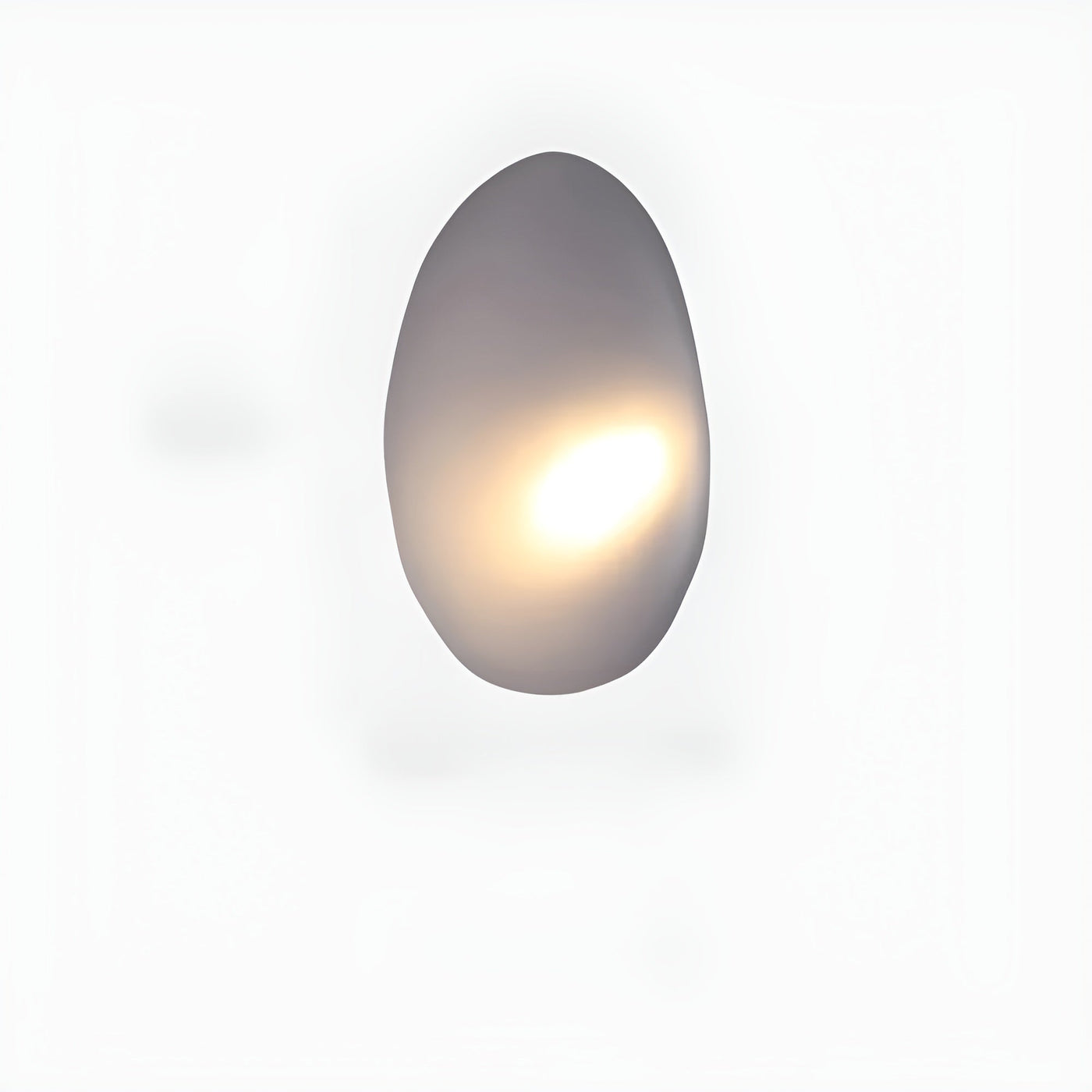 LED Wandleuchte in Kieselstein Design– Dekoratives nordisches Design für Wohnzimmer & Flur