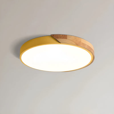 LED-Deckenlampe aus Holz – Skandinavisches Design | Warmes Licht für Wohnräume