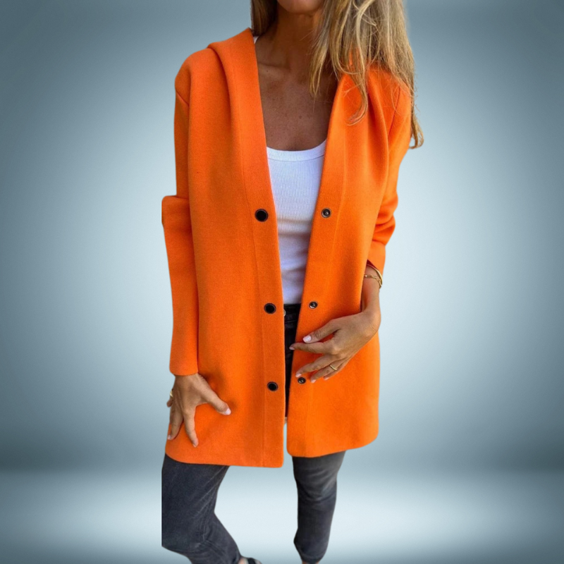 Rainah | Eleganter Trenchcoat mit Capuchon