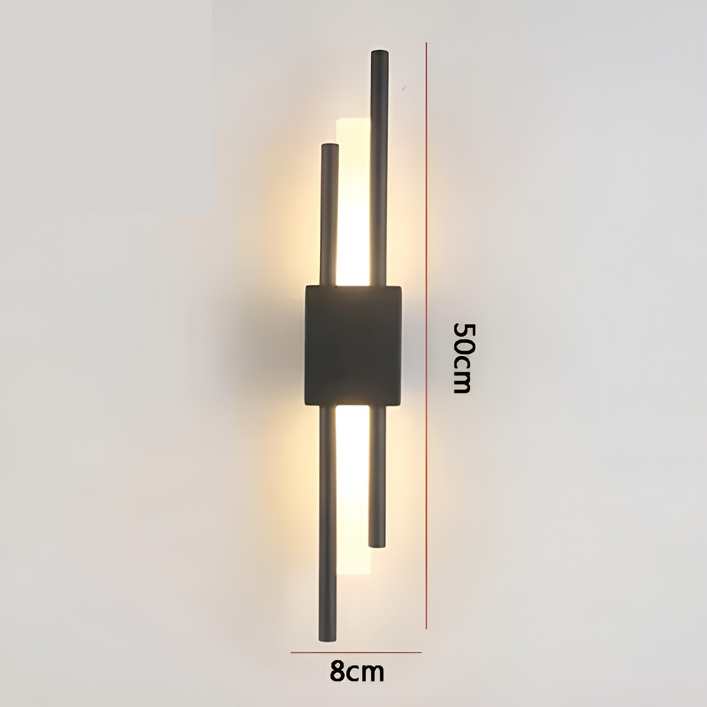 NordBright Light - Nordische Metall-LED-Wandleuchte