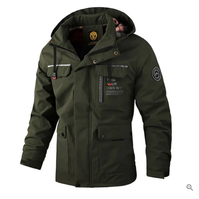 Herren Winterjacke | Kapuzenjacke Mit Taschen