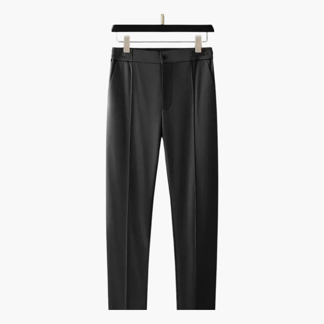 Herren Sommer-Zweiteiler mit Kurzarmhemd und Slim-Fit-Hose