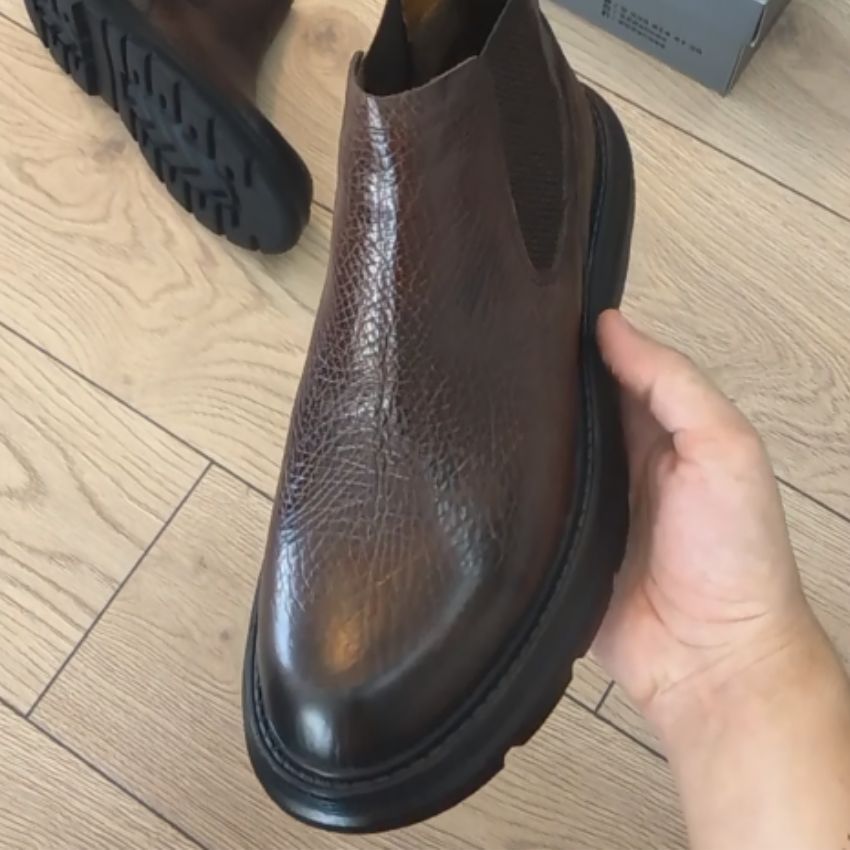 Corvino Leder Chelsea-Stiefel