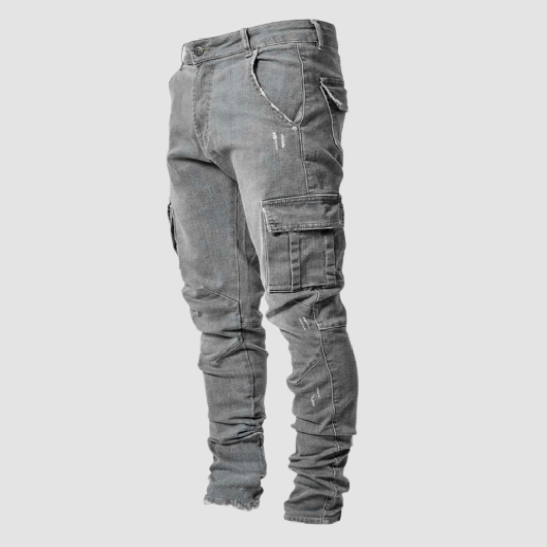 Delmer FlexiFit | Ultra-bequeme Cargo-Jeans für lässigen Stil