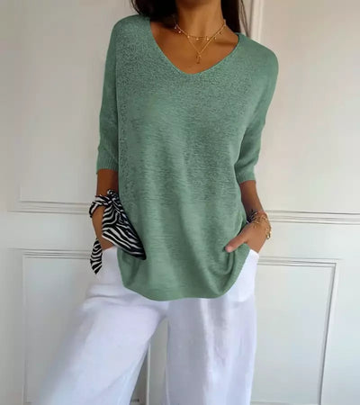 Lucia Vielseitiges Gestricktes Top für Damen