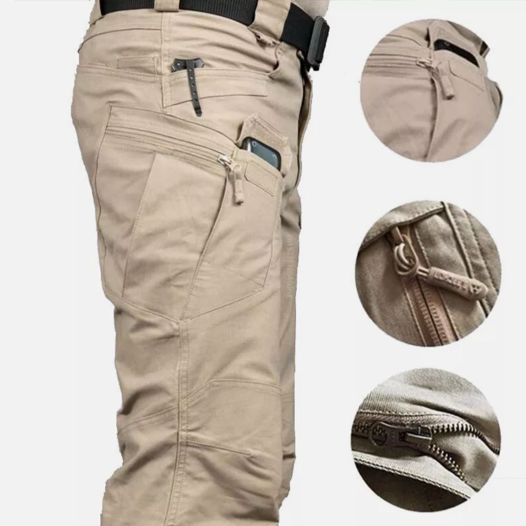 Cargohose für Herren - Wasserdichte Outdoor Wanderhose