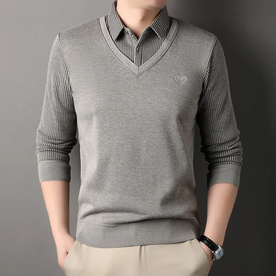 Morten | Pullover mit Kragen und weichem Innenfutter