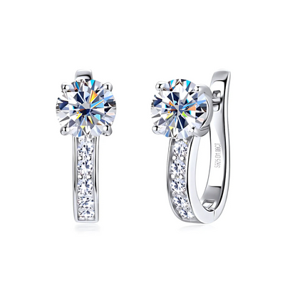 Helena – Funkelnde Solitär-Creolen