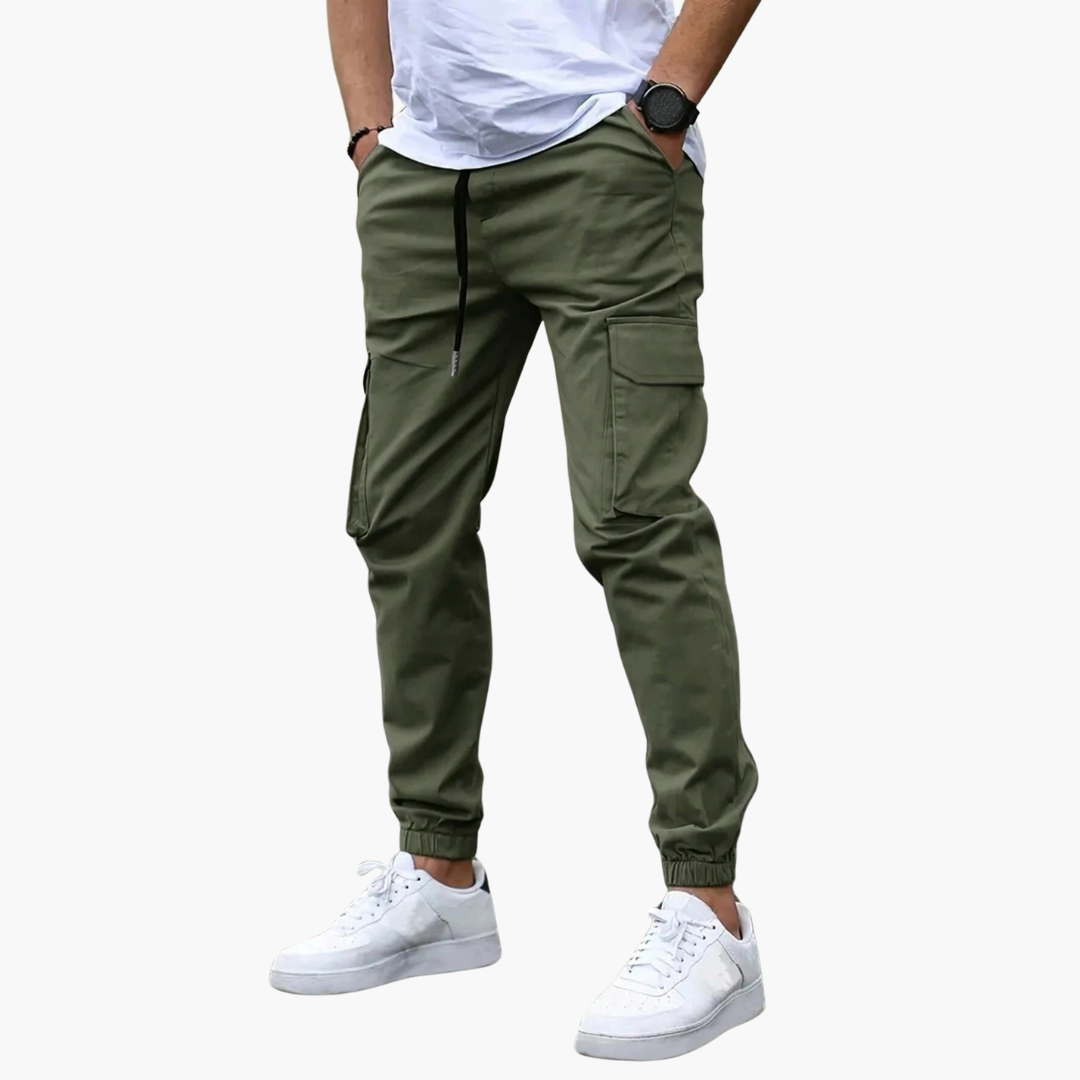 Relaxte Cargo Joggerhose - Für Herren mit Taschen & Stil
