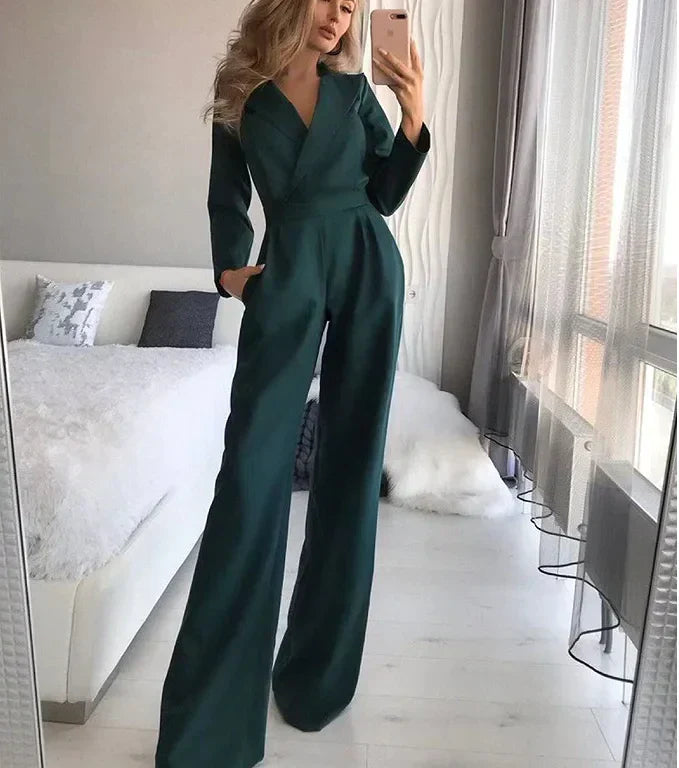 Heidi-Mode | Eleganter Jumpsuit mit langen Ärmeln