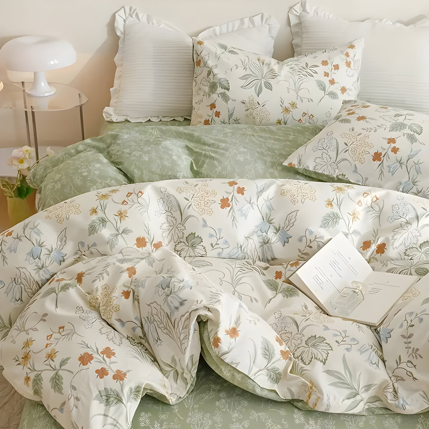 Florales Bettdecken-Set – 3-teilig, Weich und Hochwertig | Perfekt für alle Jahreszeiten