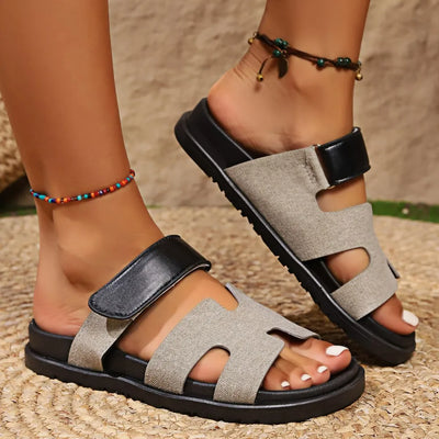 Open Toe Flats Sandals