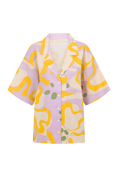 Flora Bluse mit Blumenmuster für Damen