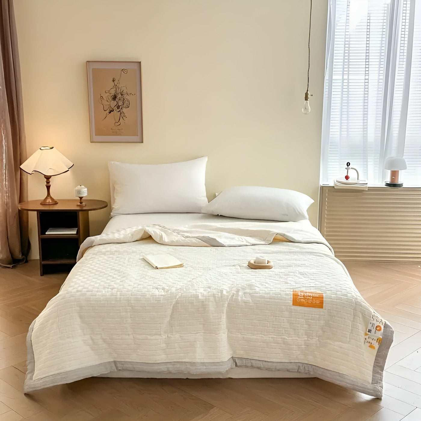 Leichte Sommerdecke – Atmungsaktiv & Weich | Waffelstruktur für alle Jahreszeiten