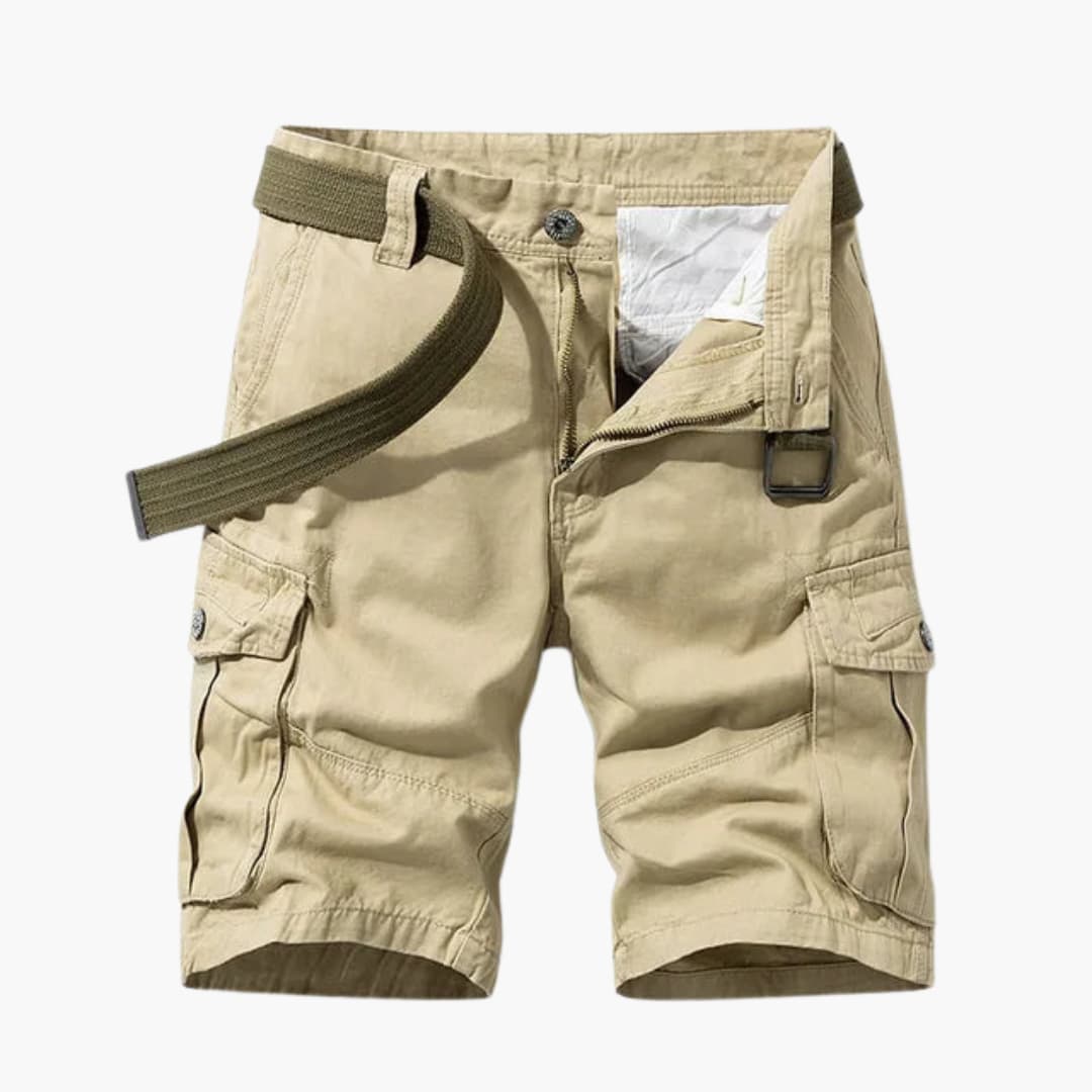 Herren Cargoshorts mit Taschen und Gürtel für den Sommer