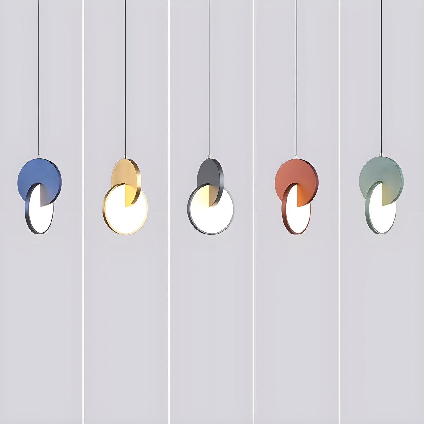 EclipseLuxe Light – Skandinavische Runde Pendelleuchte