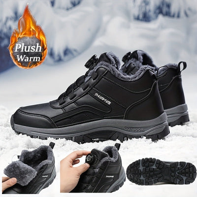 Kurze Trendige Klassische Outdoor Schneestiefel mit Schnallen