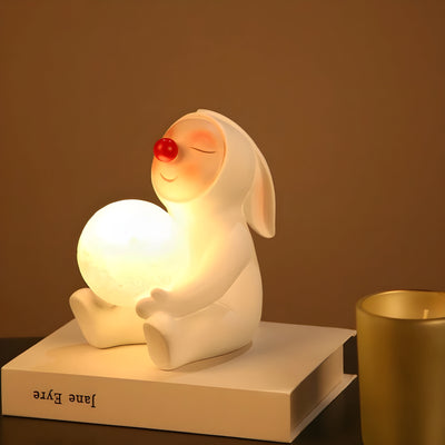 GlowRabbit Lamp – Verzaubernde USB-Tischlampe mit Wiederaufladung