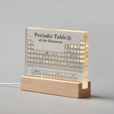 Periodensystem mit echten Elementen – Dekoratives Acryl-Display