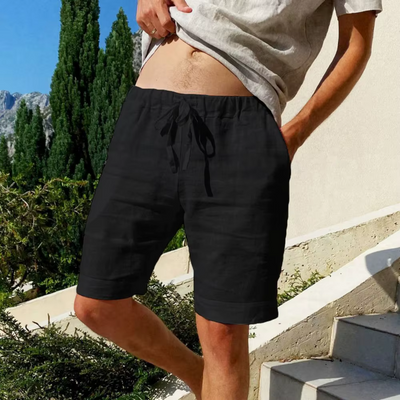 Casimir - Herren Leinen-Shorts mit Kordelzug
