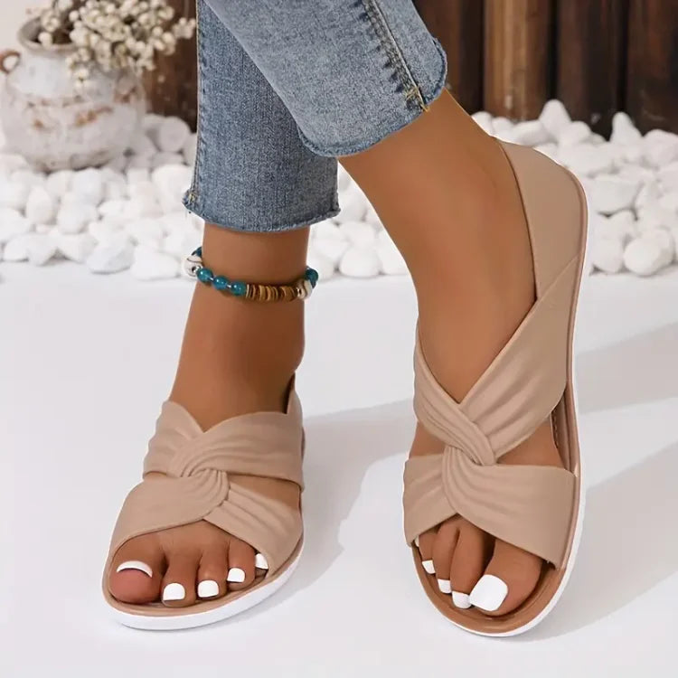 Beatrice | Orthopädische Sandalen mit stylischer Schleife