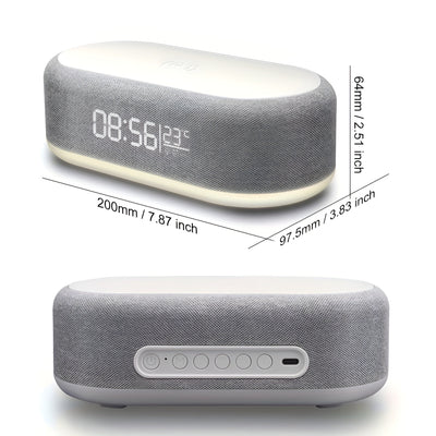 BrightCharge Clock – Kabellose Ladestation und Wecker