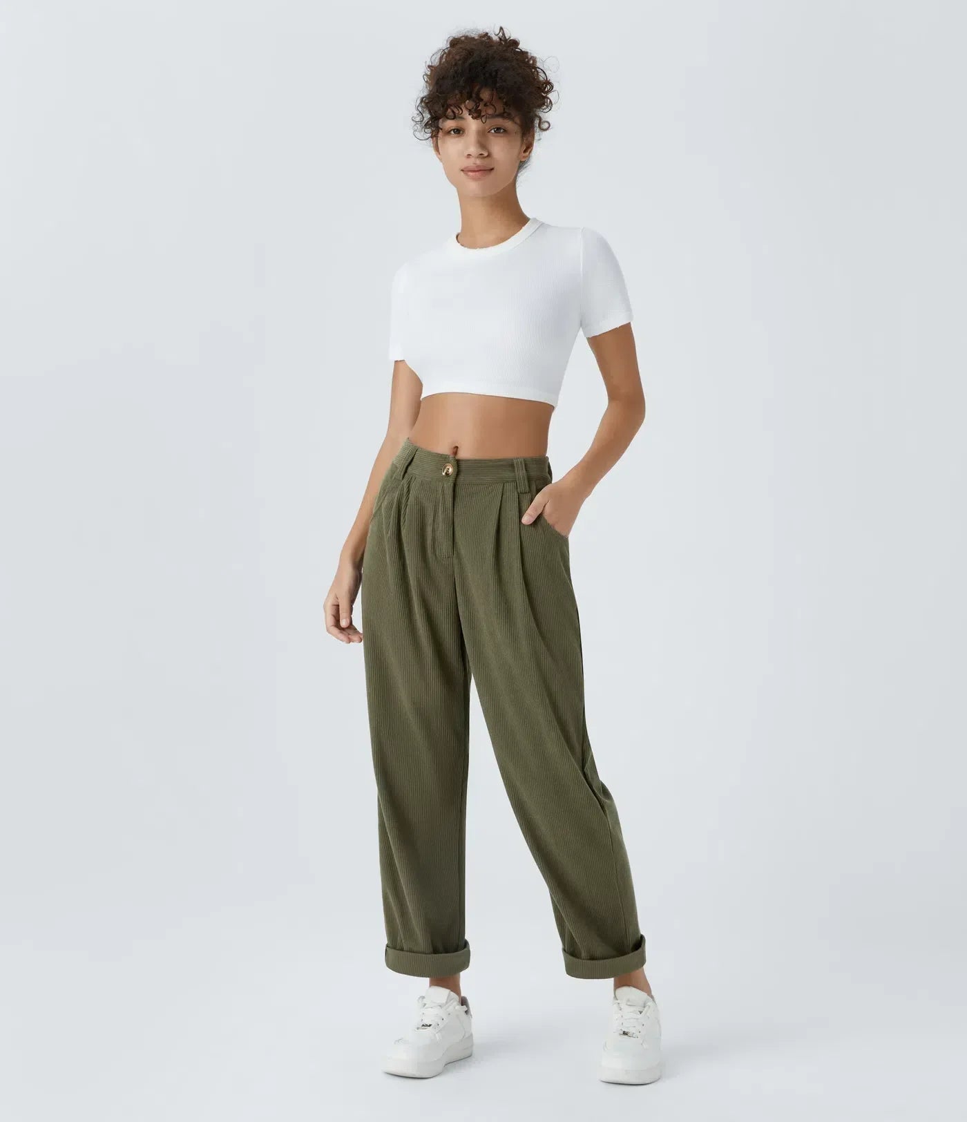 Lässige Cordhose für Damen