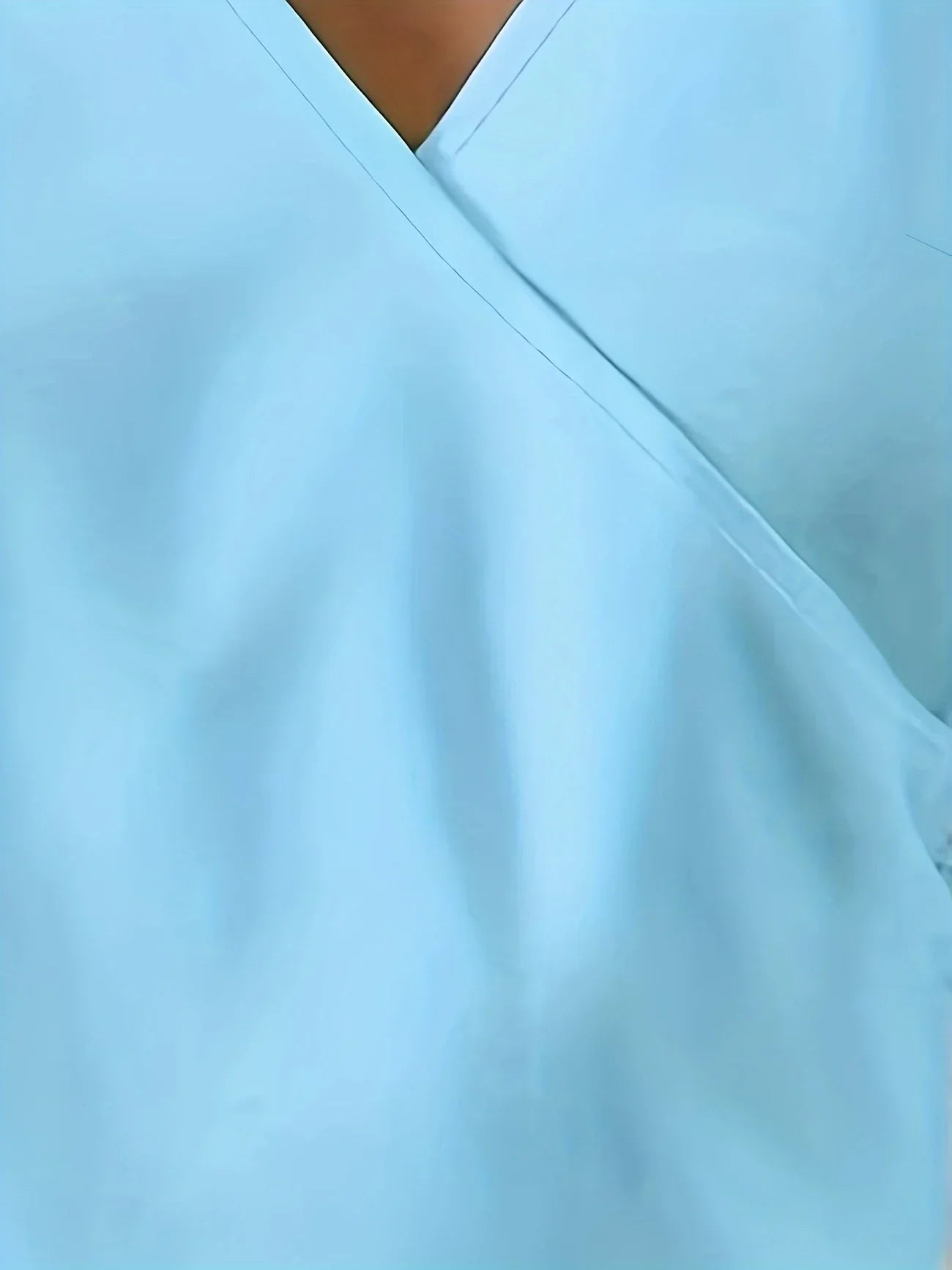 Cebulska – Elegante Ärmellos Surplice Bluse