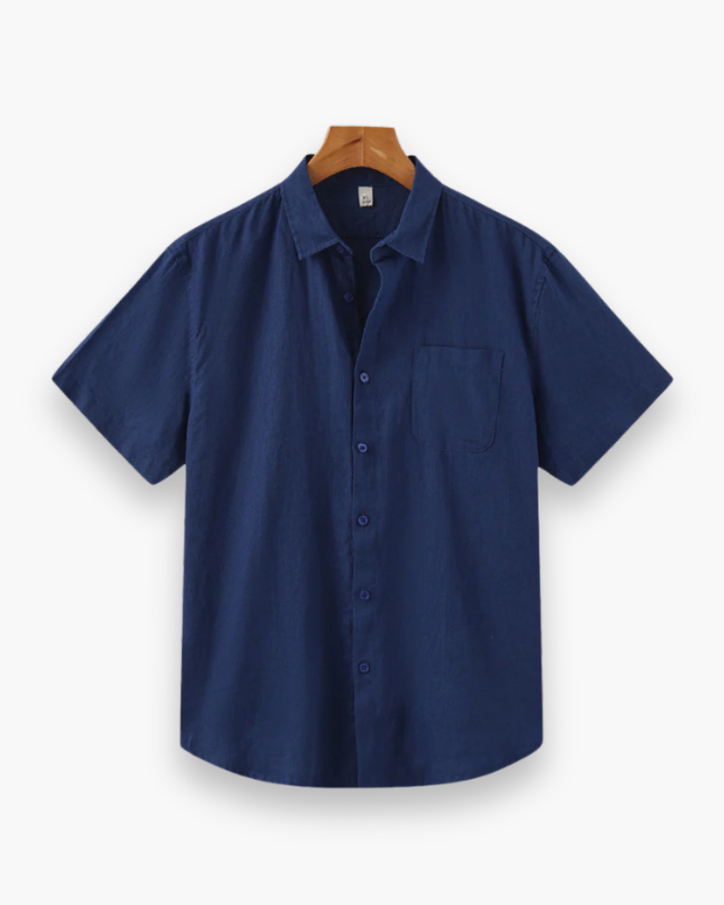 Herren Lässiges Kurzarmhemd | Atmungsaktiv für Sommer