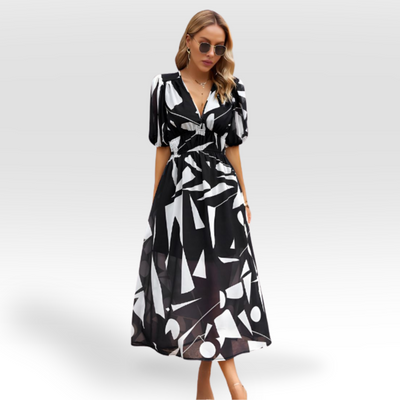 CHANTAL - CHARMES KLEID MIT V-AUSSCHNITT