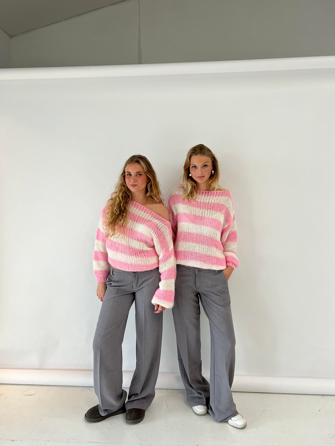 Heidi-Mode | Gestreifte Strick Winterpullover