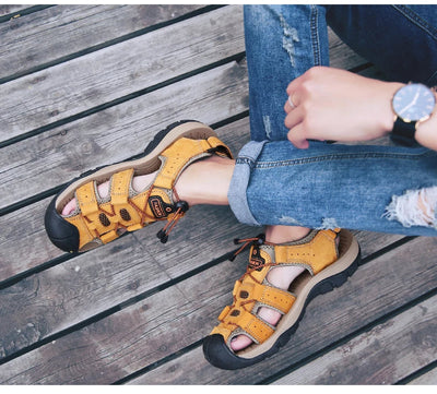 Trekkingsandalen für Herren - Bequeme Outdoor Sandalen für breite Füße