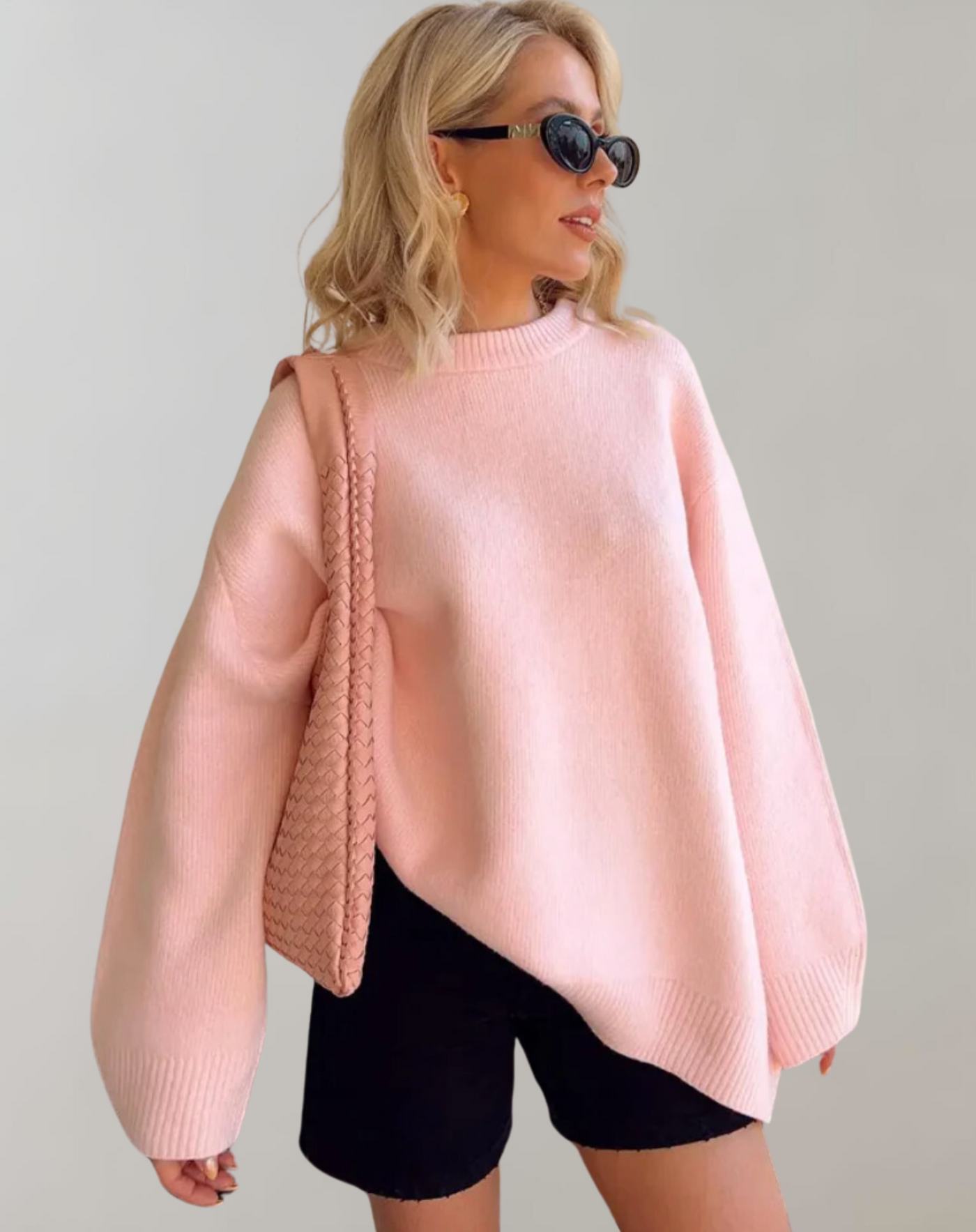 Heidi-Mode | Strick Chic Pullover Mit Rundhalsausschnitt