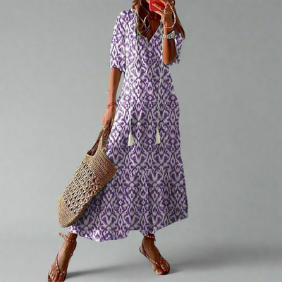 Celine| Figurfreundliches Damenkleid aus Premiumstoff  für Hochzeitsgast und besondere Anlässe