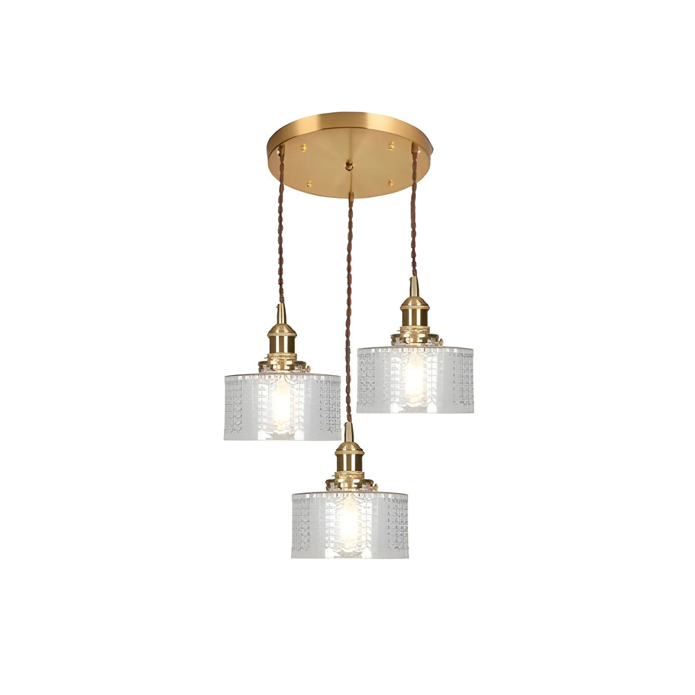 CrystalWave Light – Retro Kurze Zylinder LED Pendelleuchte