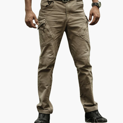 Herren Cargohose mit Stretchbund und Cargo-Taschen für Sommer