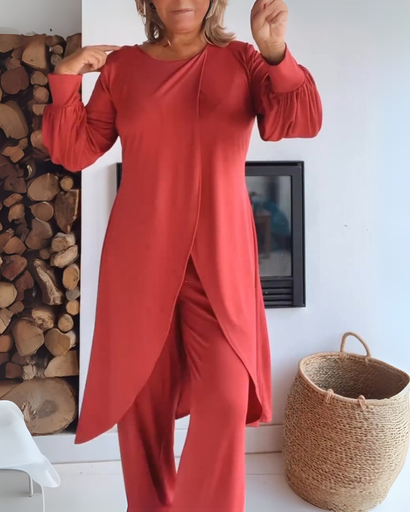 Langes zweiteiliges Set für Damen