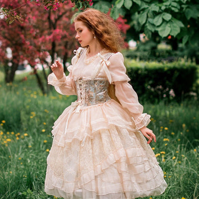 Vintage Classic Lolita OP Dress Set