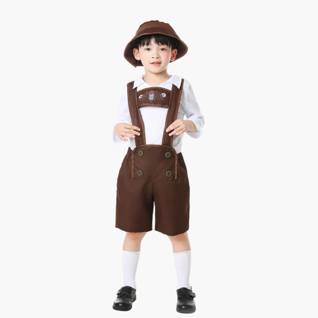Besticktes Lederhosen Set für Herren - Oktoberfest 2025