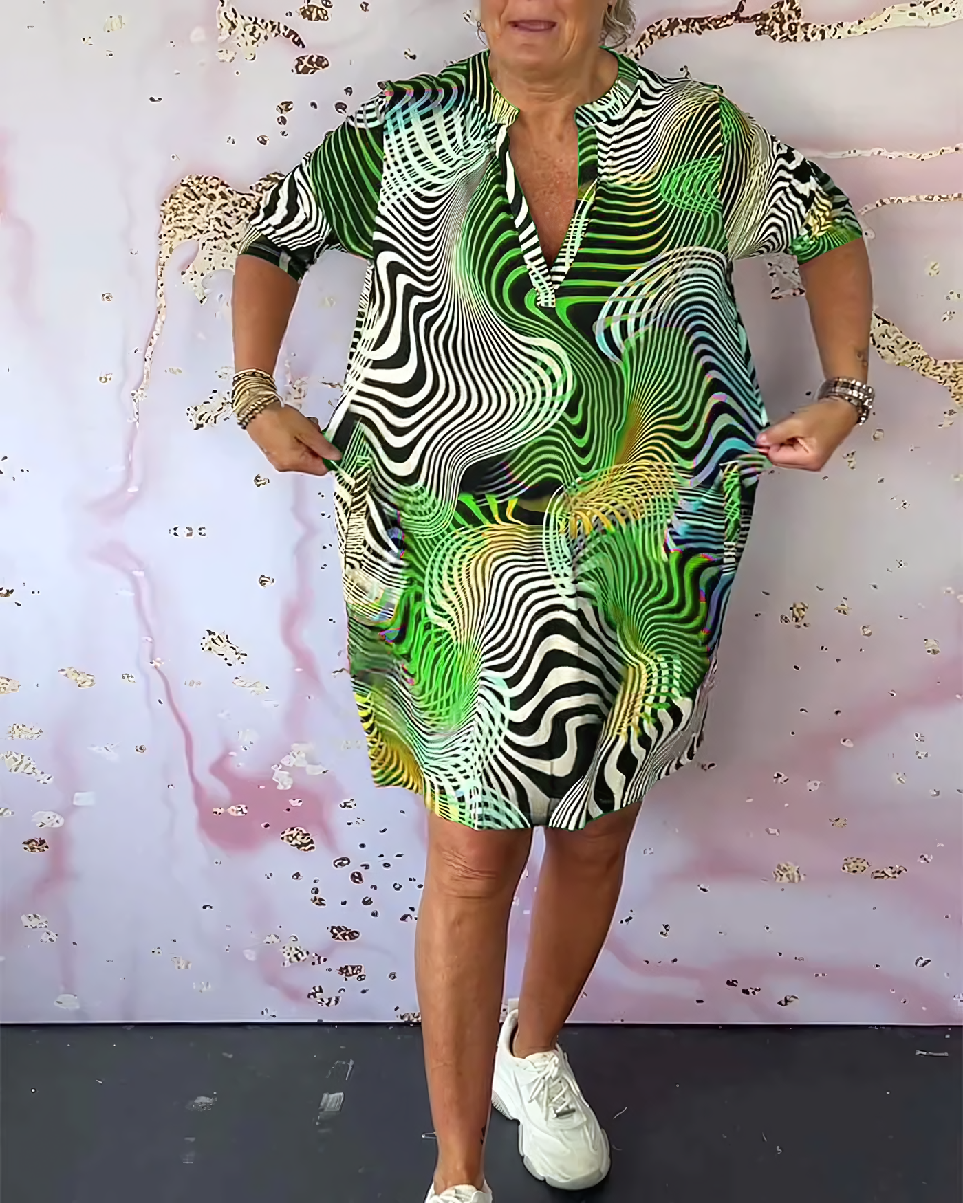 LUXURIÖSES MIDIKLEID