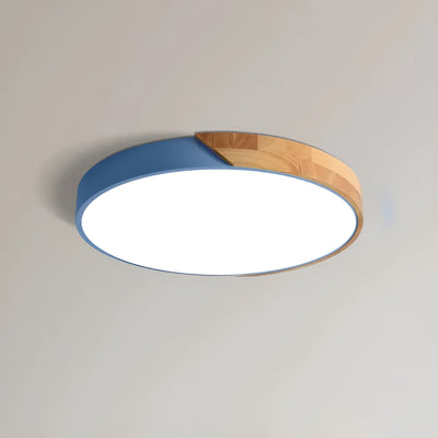 LED-Deckenlampe aus Holz – Skandinavisches Design | Warmes Licht für Wohnräume