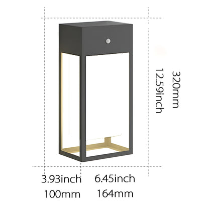 GlowSculpt Light - Wasserdichte Solar-Außenleuchte