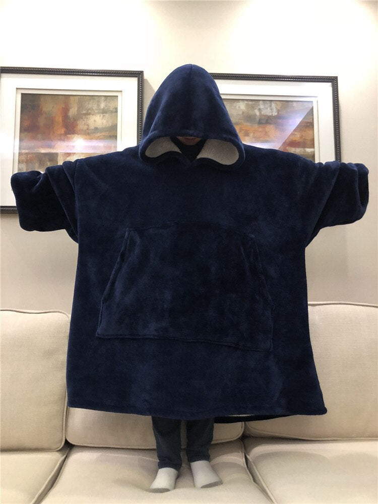 Cuddle Hoodie decke | Ultimative Wärme und Gemütlichkeit für kalte Tage!